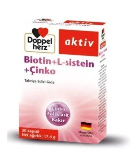 DOPPELHERZ BİOTİN+L SİSTEİN 30 KAP
