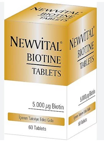 NEWVITAL BIOTIN 60 TABLET