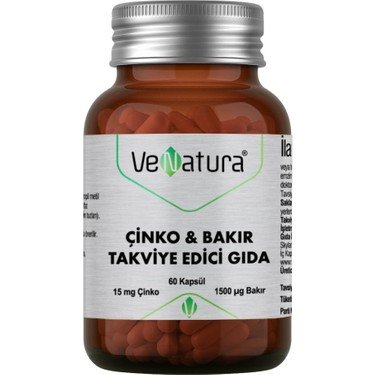 VENATURA CINKO-BAKIR 60 KAPSUL
